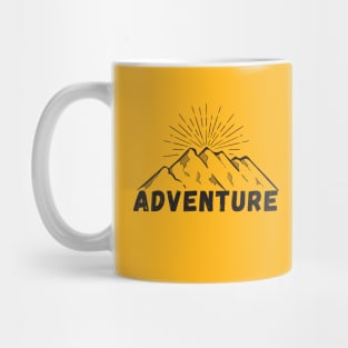 Adventure black Mug